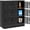 Black, variant on SOLAURA 9 Doors Metal Locker Storage Cabinet for Employee, Home, Office, Gym (Black)
