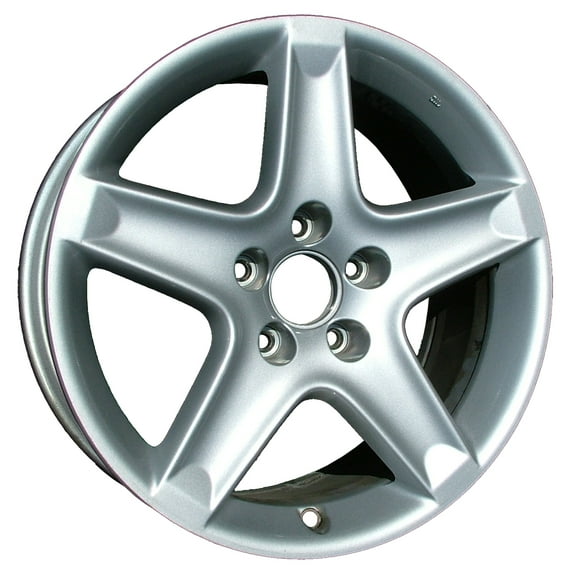 Aftermarket 2004-2006 Acura TL  17x8 Aluminum Alloy Wheel, Rim Bright Sparkle Silver Full Face Painted-71733