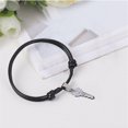 thumbnail image 3 of 1 Pair Wrap Bracelets Stylish Key and Lock Pendants Engraved Bracelets Couple Bracelets, 3 of 5