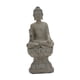 thumbnail image 3 of Figura de Buda sentado de resina, artesanía decorativa de mesa para el hogar. Estilo C, 3 of 9