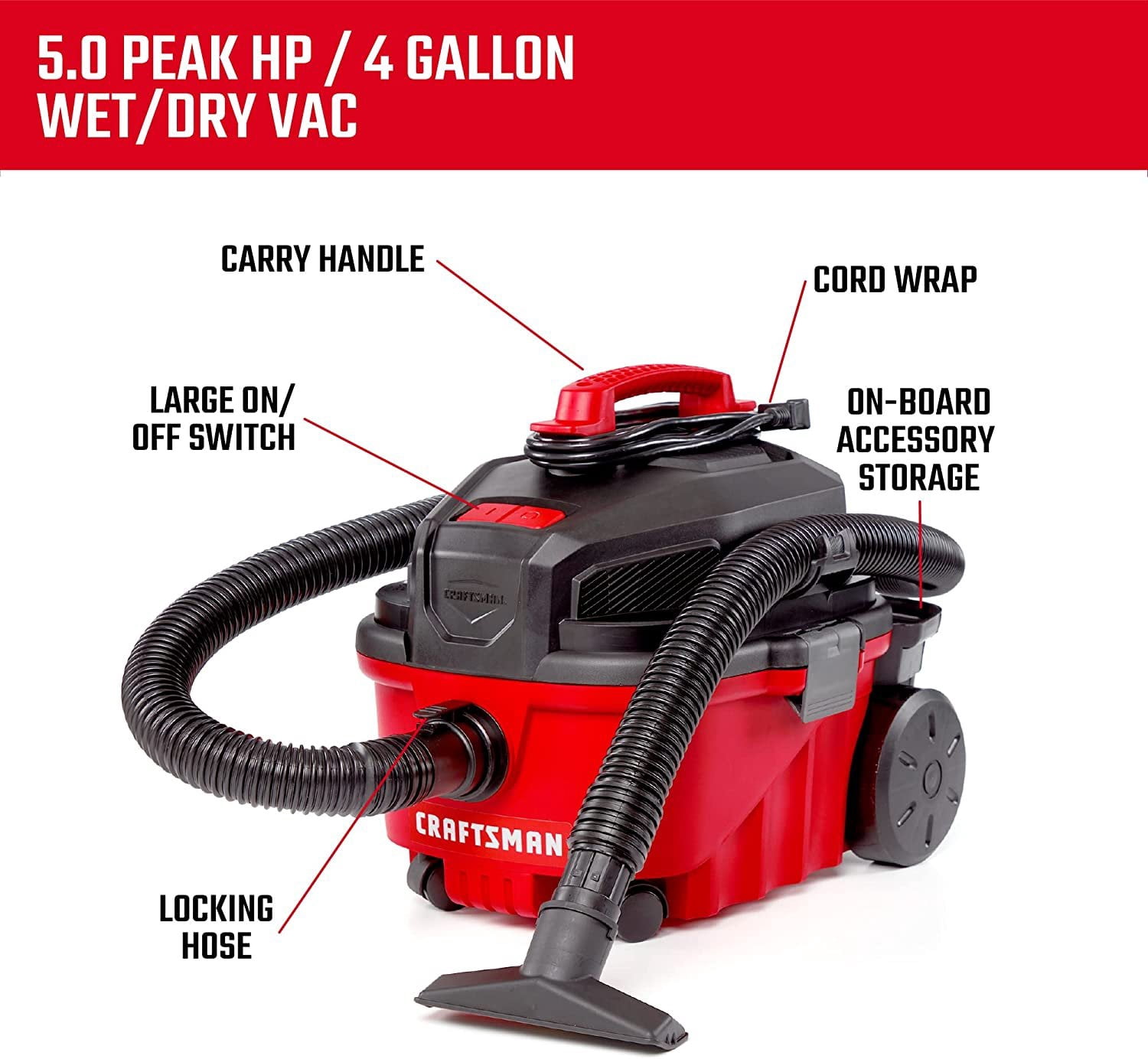 CRAFTSMAN wet and dry vaccum 22L 【公式通販】