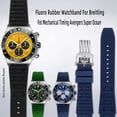 thumbnail image 2 of Correa de reloj de caucho fluorado de alta calidad de 22 mm y 24 mm para Breitling, correa para cronometraje mecánico Avengers Super Ocean, 2 of 5