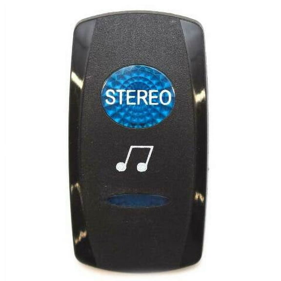 Avalon Pontoon Boat Rocker Switch Cover 125139 | Stereo Actuator Blue