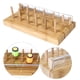 thumbnail image 5 of Soporte de carrete de 1 pieza, organizador de madera nal, tornillo de banco hecho a mano, herramienta portátil, de costilla estable, Soledad Estación de carrete, 5 of 10