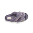 thumbnail image 5 of Dearfoams Cozy Comfort Women's Metallic Crossband Slippers, 5 of 6