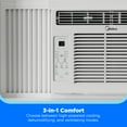 thumbnail image 4 of Midea 5,000 BTU Window Air Conditioner, Cools Up To 150 Sq Ft, Remote, Programmable Timer, White, 4 of 19