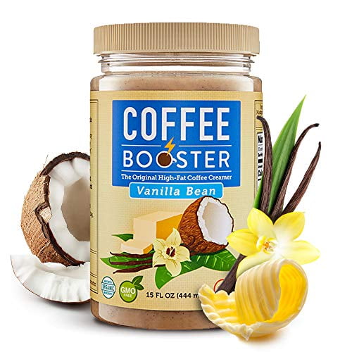 Keto Coffee Creamer Organic Coconut Oil Vanilla Bean Paste Keto