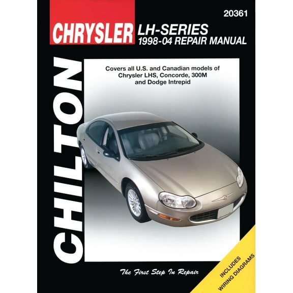 Chrysler LH-Series including LHS, Concorde, 300M & Dodge Intrepid (1998-04) Chilton Repair Manual (USA) ^
