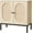 Beige, variant on Sideboard Buffet Cabinet with Storage, Accent Cabinet with Rattan Doors, Adjustable Shelf & Metal Feet, Coffee Bar Liquor Cabinet for Living Room, Dining Room, Hallway & Kitchen,Beige