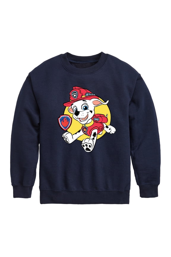 - Marshall Sketch Graphic Long Sleeve Fleece Sweatshirt