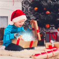 thumbnail image 3 of Injueey Navidad Niños Invierno Mitones Guantes de punto Grueso Protección contra el frío Manopla Regalos para niños Niñas Kits de decoración para fiestas Verde pálido, 3 of 6