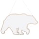 thumbnail image 1 of Espejo acrílico con forma de oso para decoración de pared, pegatinas de animales de la selva, arte de pared de estilo nórdico para dormitorio infantil, guardería, habitación infantil, 1 of 8