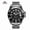 Black, variant on Classic Quartz Watch Man Waterproof Stainless Steel Wristwatches for Men Relogio Masculino