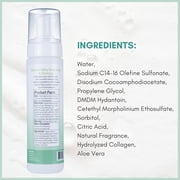 Nurture Rinse-Free Body Wash & Shampoo, 8 oz No-Rinse Waterless Cleansing Foam with Aloe Vera for Hair & Body, Sensitive Skin, Women & Elderly, 3 Pack