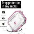thumbnail image 3 of Airpods Pro Case Full Protective Multi Color Dustproof Enhanced Impact Absorbent TPU Compatible with Apple AirPod Pro for Women and Men with Carabiner Clip - Clear Pro (Rose), 3 of 4
