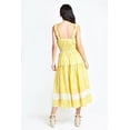 thumbnail image 3 of Vestido campesino Roman Fashion /Juvenil, 12187 (Amarillo cuadros) amarillo G, 3 of 6