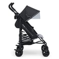 thumbnail image 3 of Jeep AdventureGlyde Stroller by Delta Children - Lightweight Travel Stroller with Smoothest Ride & Compact Fold, 3-Position Recline, Extra Large Storage Basket, Black/Grey, 3 of 5