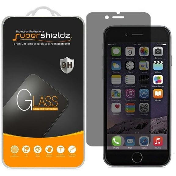 [1-Pack] Supershieldz for iPhone 6S Plus Privacy Anti-Spy Tempered Glass Screen Protector, Anti-Scratch, Bubble Free [3D Touch Compatible]