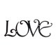 thumbnail image 1 of Arte de pared - AMOR(WA-LOVE) Village Wrought Iron WA-LOVE, 1 of 1