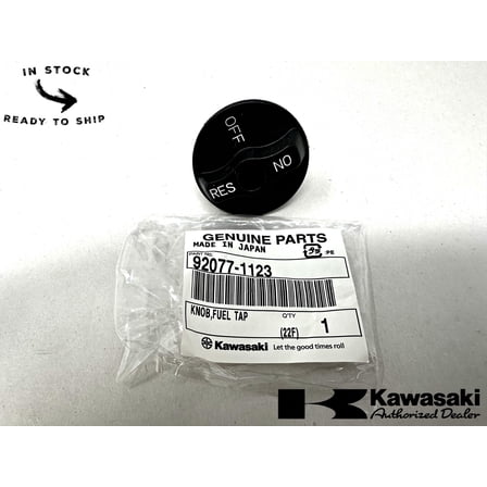 Kawasaki Genuine OEM Fuel Tap Knob 92077-1123