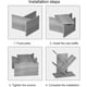 thumbnail image 5 of Estantería independiente versátil, diseño rústico de árbol para exhibición y almacenamiento, material de alta calidad, ideal para el hogar y la oficina, nogal negro, 5 of 5