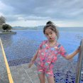 thumbnail image 3 of Children's Buoyancy Swimsuit Swimsuit One Piece Floating Swimsuit - Blue, 3 of 4