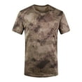 thumbnail image 1 of Pisexur Men's UPF 50+ Sun Protection Shirts Swim SPF UV Quick Dry Short Sleeve T-Shirts for Athletic Fishing Training & Camouflage and Solid Color Print Mens Sun Protection Shirts, 1 of 2