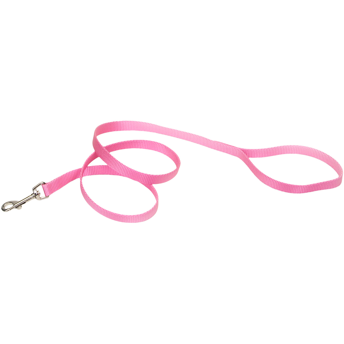5/8" SinglePly Nylon 4' Training Dog LeashPink