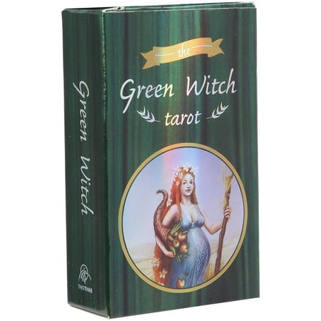 Green Witch Tarot Deck Cards 78Pcs Flash Effect Hologram Guidance ...