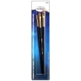 thumbnail image 2 of Testors Premium 3-Pack Flat Sable Paint Brushes, Black, 2 of 2