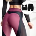 thumbnail image 3 of 1 conjunto de entrenamiento deportivo, conjunto de pantalones cortos de entrenamiento, conjuntos de gimnasio transpirables para mujer S/M, 3 of 6