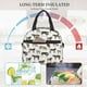 thumbnail image 4 of Fotbe Cow Bolsa de Almuerzo con Estampado, Lonchera Aislada, Contenedores de Comida Reutilizables Tipo Cooler a Prueba de Fugas, 4 of 7