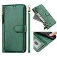 thumbnail image 2 of For Samsung Galaxy Case,Solid Color Zipper Flip Wallet PU Leather with Stand and 7 Card Slot Phone Case For Samsung Galaxy S25 S24 S23 S22 S21 S20 A12 A13 A14 A15 A16 A06 A36 A26 A56 A54 A32 A34 A33, 2 of 30