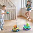 thumbnail image 4 of MindSprout Dino Chasers Juego de 2 coches de control remoto recargables para niños pequeños, juguetes para niños de 2 3 4 5 años, regalo de cumpleaños para niños y niñas, juguete de dinosaurio 2-4, lu, 4 of 5