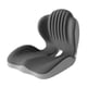 thumbnail image 4 of Cojín para silla de oficina, almohada de apoyo para espalda, portátil, ergonómico, fácil de limpiar, cojín para asiento y respaldo para sillas de Gris oscuro Gris claro, 4 of 8