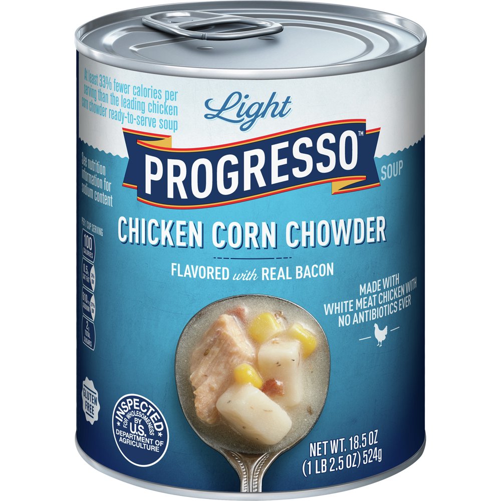 Progresso Light Chicken Corn Chowder Soup, 18.5 oz