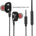 thumbnail image 3 of Auriculares intraaurales Sunjoy Tech con micrófono y cable de 3,5 mm para iOS, smartphones, portátiles, MP3, juegos y Walkman., 3 of 8
