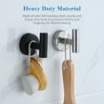thumbnail image 3 of Hardware de baño Irfora 5 UNIDS Juego de accesorios de baño Barra de toalla Soporte de papel higiénico 3 ganchos Soporte de toalla de perforación montado en la pared de acero inoxidable Esta Irfora Hardware de baño, 3 of 5