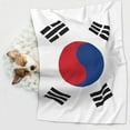 thumbnail image 5 of Pet Blanket Korean Flag Soft Warm Sofa Car Bed Protector Washable for Puppy Large Dogs Cats, 5 of 7