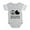 Heather Gray, variant on CafePress - FIN Peace Love Golden Retriever Baby Football Body - Cute Infant Baby Football Bodysuit
