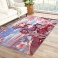 thumbnail image 1 of Anime Girl Rug 4x7 Area Rugs for Bedroom Living Room, Japanese Area Rug, Floral Carpet Machine Washable Non-Slip Rug, Soft Low Pile Area Rug, Indoor Decorative Rugs Z&lL239, 1 of 7