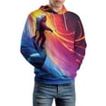 thumbnail image 5 of Astronaut Cosmic Journey Men's Women New Sweatshirt Hoodie Men's Plus Size Sweatshirt Hooded Sweatshirt 3d Printed Street Men's Cloth, 5 of 6