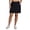 Black, variant on Active Women's Plus Size Zipper Pocket Woven Skort With Inner Bike Short