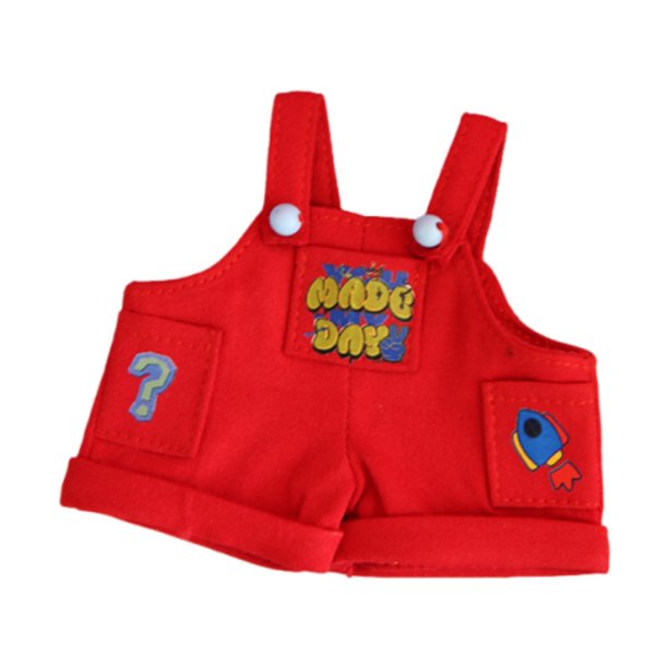 Ropa para muñecas en miniatura, accesorios de vestuario, regalos de fiesta elegantes y cómodos, decoración, regalo de cumpleaños, conjuntos para Monos rojos