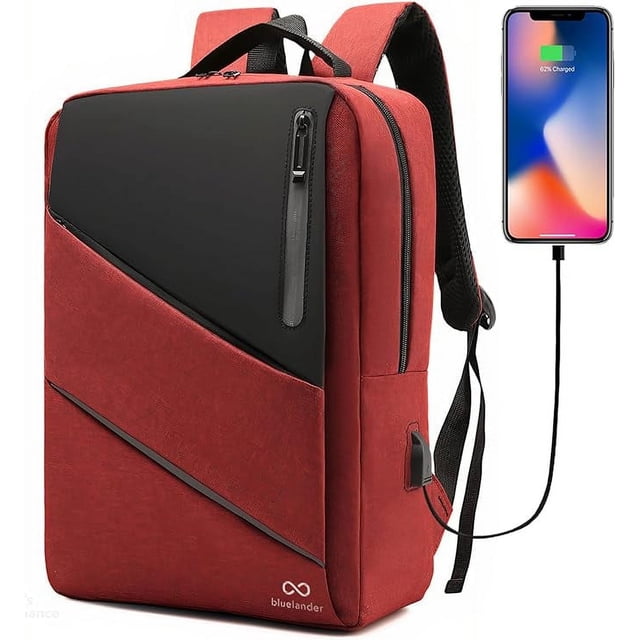 Mochila para laptop Bluelander Con Puerto USB Bluelander Mochila antirrobo para laptop