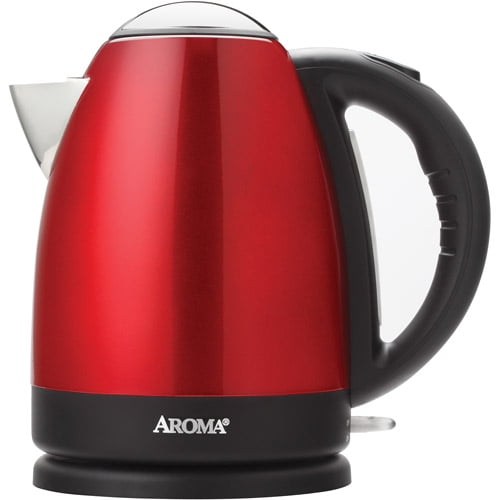 7Cup Stainless Steel Electric Kettle, Red