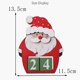 thumbnail image 3 of Calendario de Adviento de Navidad para niños, decoraciones de mesa de Interior de muñeco de nieve de viejo hombre pintado de madera, regalos de Año Nuevo 2020, 3 of 4