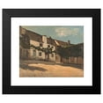 thumbnail image 2 of Henri-Joseph Harpignies 14x12 Black Modern Framed Museum Art Print Titled - House in Herisson (1876), 2 of 5