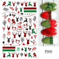thumbnail image 1 of Pegatinas 3D de Navidad para decoración de uñas, calcomanías deslizantes para manicura, hombre de jengibre, Papá Noel rojo, árbol, oso, muñeco de nieve, ciervo, 1 of 4