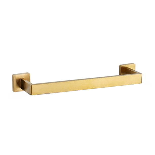 Juego de accesorios de baño Toystoory Toallero de Acero inoxidable Soporte de papel de anillo Barra de Oro
